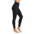 Damen Leggings Größe M Schwarz mit hohem Bund für Sport und Freizeit